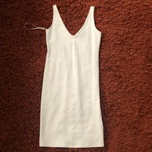Off white fitted dress